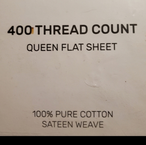 ==^400 thread count King or Queen flat sheet -- slate gray -- new in package - Picture 6 of 11